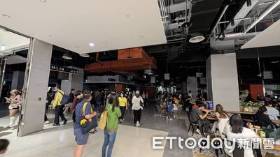 南港LaLaport突發大停電 今晚提早打烊 民眾用餐摸黑