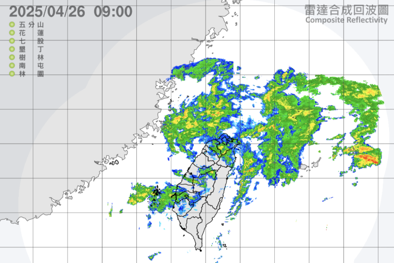 鋒面來襲！吳德榮預警中北部及南部山區局部陣雨，北台將轉涼