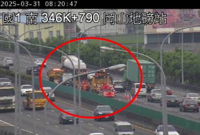 國道1號北向塞車5公里！小貨車故障引發大塞車，駕駛請改道避開