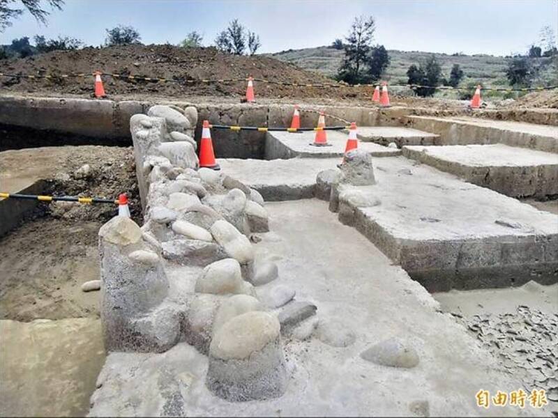 苗栗拱天宮南側新建聯絡道 3000年遺址監看啟動