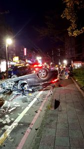基隆凌晨驚魂！3車追撞釀1重傷2輕傷