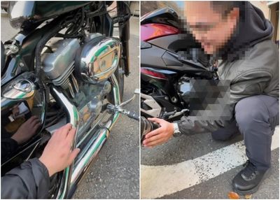 中壢監理站驗車刁難「手摸測溫20秒」 哈雷車主燙出2水泡要告了