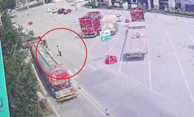 高速公路驚魂！滾落輪胎奪命 陸女服務區慘死丈夫目睹