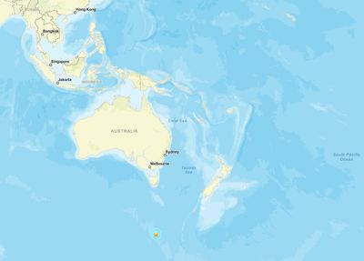南太平洋驚傳6.1級地震！震央逼近澳洲麥夸利島，暫無災損報告