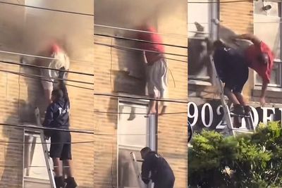 紐約火警驚魂！逃生梯突回縮 男子墜樓身亡