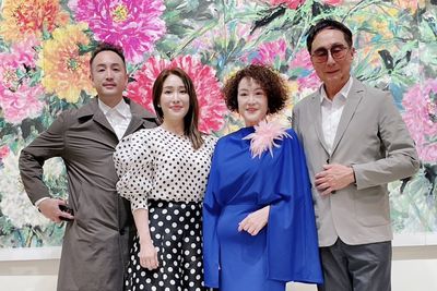 韓湘琴爆有孕「老公唐威急飛美」險鬧婚變 元大長媳帶孫女到場力挺