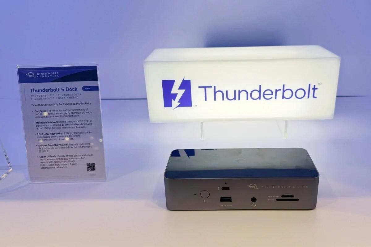 OWC在Computex 2025推出強大Thunderbolt 5 Dock，提升筆電與Mac mini連接效能
