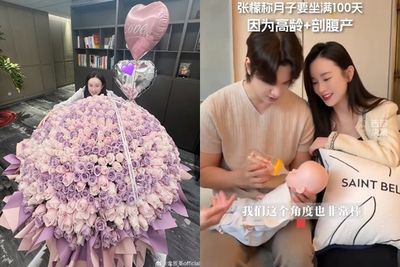 陸女星張檬高齡生子坐月子100天引爭議：網友譏老公如伺候祖宗